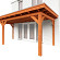 Aanbouwveranda Lucca 6050x3250x2600mm (bxdxh) links