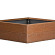 Plantenbak Modulair Corten 120x120x28cm