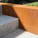 Overzetprofiel muurelement hoek 17x30x12.8cm Corten