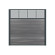 Boston Decopaneel Paxos horizontaal 45x175 cm dikte 2 mm RAL7016 (1008)