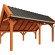 Kapschuur de Hoeve XL 5850x3800x3450mm (bxdxh) rechts