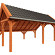 Kapschuur de Hoeve XL 6500x4400x3750mm (bxdxh) rechts