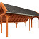 Kapschuur de Hoeve XL 7000x4400x3750mm (bxdxh) rechts