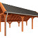 Kapschuur de Hoeve XL 8200x4400x3750mm (bxdxh) rechts