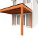 Aanbouwveranda Modena 3700x3650x2700mm (bxdxh)