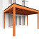 Aanbouwveranda Modena 4700x3650x2700mm (bxdxh) rechts
