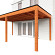 Aanbouwveranda Modena 6000x3650x2700mm (bxdxh)