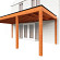 Aanbouwveranda Modena 6600x3650x2700mm (bxdxh)
