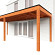 Aanbouwveranda Modena 7250x3000x2700mm (bxdxh)