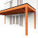Aanbouwveranda Modena 7300x3000x2700mm (bxdxh) links