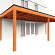Aanbouwveranda Modena 8250x3650x2700mm (bxdxh) rechts