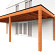 Aanbouwveranda Modena 8900x3650x2700mm (bxdxh)