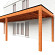 Aanbouwveranda Modena 9050x3000x2700mm (bxdxh) links