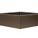 Plantenbak Vlak Supra Bruin 120x120x60cm