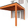 Aanbouwveranda Modena 10800x4850x2700mm (bxdxh)