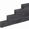 Linea stapelblok small 12x12x60cm Zwart