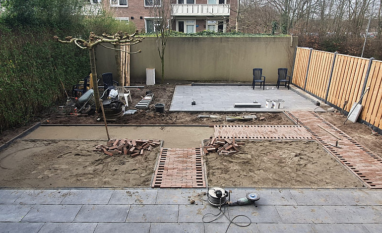 Vrijstaande overkapping Breda