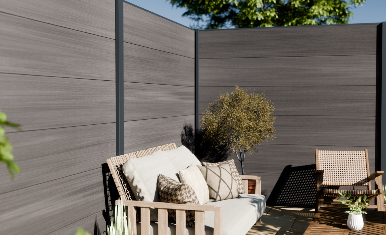 Fiberdeck Boston Schuttingen | Fence Board Premium Darkgrey