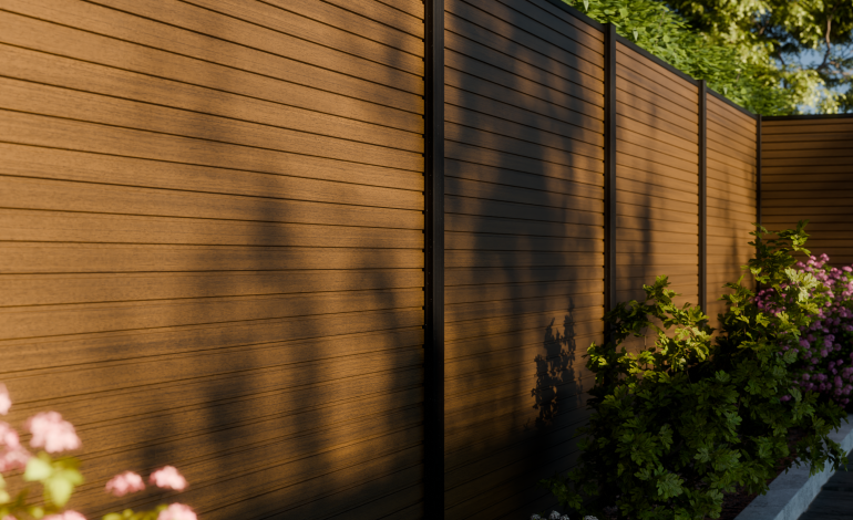 Fiberdeck Boston Schuttingen | Fence Board Modern Cedar en Decopaneel Hera