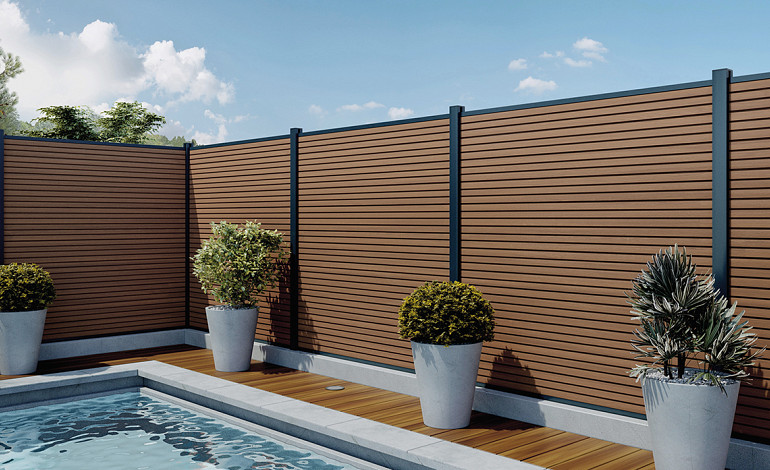 Fiberdeck Boston Schuttingen | Fence Board Modern Teak