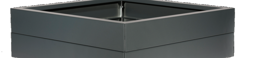 Bloembak modulair plankmodel | 28 cm hoog
