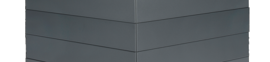Bloembak modulair plankmodel | 56 cm hoog