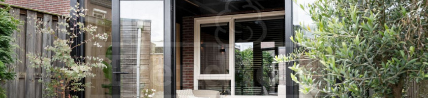  Steel look - Raammodules met dubbel deuren