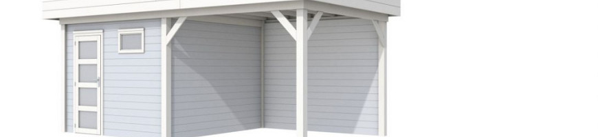 Topvision tuinhuis Tapuit met luifel