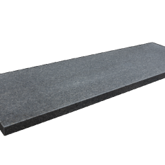Afdekplaat-Vijverrand Pacific Black Waterjet 100x25x3cm