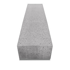 Artistone Oud Hollands zitelement recht 200x60x40cm Grijs