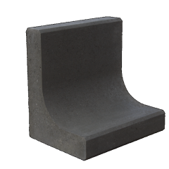 L-Element 40x40x30cm Zwart | OP=OP