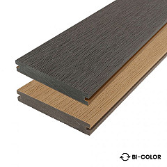 WPC 22,5x210mm Fiberdeck Vintage Bi-Color Lunar Grey / Cedar 400 cm
