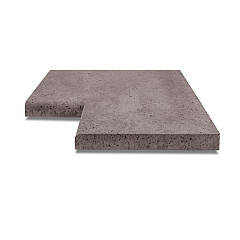 Artistone Oud Hollands zwembadrand hoekstuk 90 graden 40x40x5cm Taupe