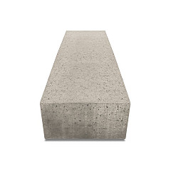 Artistone Oud Hollands zitelement recht 100x60x40cm Greige