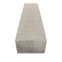 Artistone Oud Hollands zitelement recht 200x60x40cm Greige