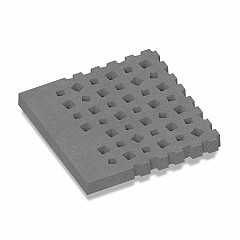 Artistone  Oud Hollands Weave Rand 100x100x10cm Antraciet