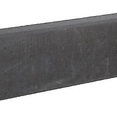 Opsluitband MF zonder hol en dol 6x20x100cm Zwart