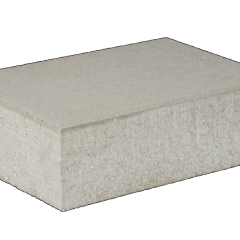 Traptrede 50x35x15cm glad Grijs