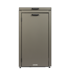 Kliko-ombouw met klep Taupe 120 liter