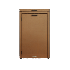 Kliko-ombouw met klep Cortenstaal 240 liter