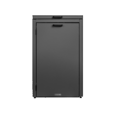 Kliko-ombouw met klep Grafietzwart 240 liter