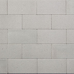 Tuintegel 15x30x5cm Grijs mini facet