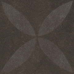 Keramische tegel vtwonen Solostone Unico Flower Brown Decor 80x80x3cm