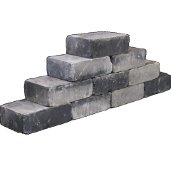 Tumbelwall getrommeld 30x20x10cm Matterhorn