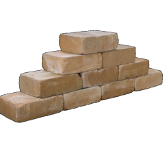Tumbelwall getrommeld 30x20x10cm Mont Blanc