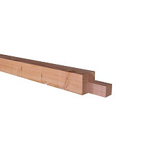 Douglas fijnbezaagde hoekstaander met inkeping tbv zelfbouw 15x15x240cm onbehandeld