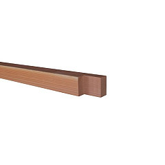 Douglas fijnbezaagde Tussenstaander met inkeping tbv zelfbouw 15x15x240cm onbehandeld