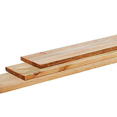 Grenen geschaafde Plank 1,5x14,0x240cm groen geïmpregneerd