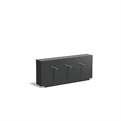 Aluminium Muur geplaatst op vijver 1500x250x600 (VM1.4.3 (incl. waterval en pomp)