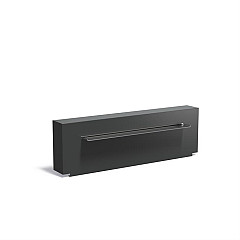 Aluminium Muur geplaatst op vijver 2000x250x600 (VM1.3.1500 (incl waterval 1500 + pomp))